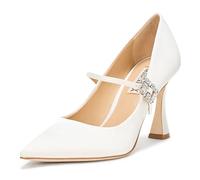 Badgley Mischka Damen Antonia Pumps, Weiß (Soft White), 38 EU