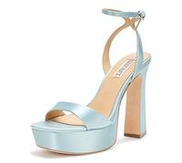 Badgley Mischka Damen CAIA Sandale mit Absatz, Nebelblau, 39 EU