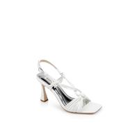 Badgley Mischka Damen Carmine Sandale mit Absatz, Weiß (Soft White), 37 EU