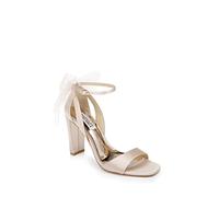 Badgley Mischka Damen Kim Sandale mit Absatz, Soft Blush, 36 EU