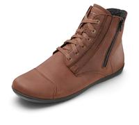 Bär Stiefelette Jason (Barfschuhe, Rindnappaleder) dunkelbraun Herren, Größe Euro (US) 44,5