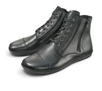 Bär Stiefelette Jason (Barfschuhe, Rindnappaleder) schwarz Herren, Größe Euro (US) 44