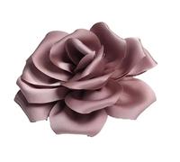 Baesics Blumen Brosche Rose Damen Altrosa - Ansteckblume Stoff Anstecknadel