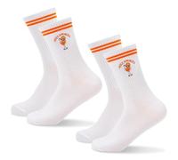 Bafiwu Aperol Geschenke Frau, 2 Paar Aperol Socken Damen 36-42, Socken Aperol Spritz Damen Lustige Tennissocken mit Motiv Witzige Sportsocken Holy Aperoli Kostüm Accessoires