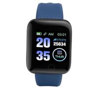 BAFOVY Smartwatch, 1,3-Zoll Fitness Tracker mit Schrittzähler, Musiksteuerung & IP67 Wasserschutz, Smart Armbanduhr für Android &, für Damen & Herren (Blue)