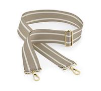 BAG BASE BOUTIQUE ADJUSTABLE BAG STRAP TAUPE / OYSTER