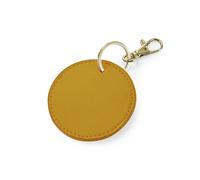 BAG BASE BOUTIQUE CIRCULAR KEY CLIP MUSTARD