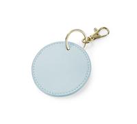 BagBase Boutique Circular Key Clip Soft Blue Ø 7 cm (BG745)