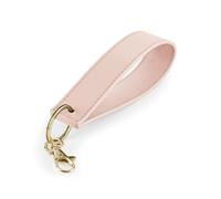 BAG BASE BOUTIQUE WRISTLET KEYRING SOFT PINK