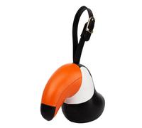 Bag Charm Taschenanhänger Toucan Toco Schwarz / Orange Züny