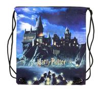 United Labels Turnbeutel – Harry Potter Hogwarts Castle – 40x35 cm – Blau/Schwarz – Kordelzug