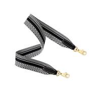 Bag Strap Canvas-Taschenriemen | For Umhängetaschen, luxuriöse Damen, breite Schultergurte, Ersatz-Gurtband-Zubehör(Black Gold Hook,Length 80cm Width3.8)