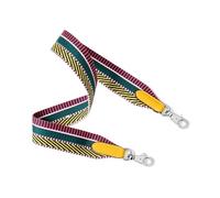Bag Strap Canvas-Taschenriemen | For Umhängetaschen, luxuriöse Damen, breite Schultergurte, Ersatz-Gurtband-Zubehör(Yellow Silver Hook,Length100cm Width3.8)