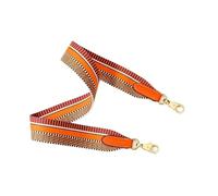 Bag Strap Canvas-Taschenriemen | For Umhängetaschen, luxuriöse Damen, breite Schultergurte, Ersatz-Gurtband-Zubehör(Orange Gold Hook,Length110cm Width3.8)