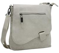 BAG STREET - Damen Handtasche mit Riegel-Magnetverschluss & Reißverschluss