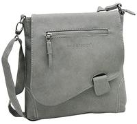 BAG STREET - Damen Handtasche mit Riegel-Magnetverschluss & Reißverschluss