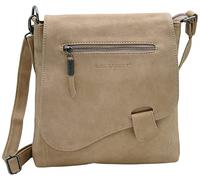 BAG STREET - Damen Handtasche mit Riegel-Magnetverschluss und Reißverschluss - 4 Liter Volumen - Umhängetasche - Crossbody Bag