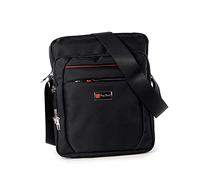 Bag Street Damen Herren Tasche Umhängetasche Polyester schwarz 22x9x27