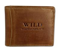 Bag Street Wild Things Only Herren Leder Geldbörse 5453, Farbe:Cognac