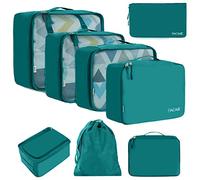 BAGAIL 8 Teilige Packwürfel, Kleidertaschen, Packing Cubes, Verpackungswürfel, Packtaschen Set für Urlaub und Reisen, Kofferorganizer Reise Würfel, Ordnungssystem für Koffer