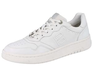BAGATT AJF Damen Sneaker Schnürschuhe Halbschuhe silber weiss silver Leder Textil