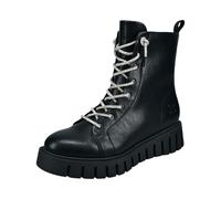 BAGATT Boot - Schwarz/Silber Leder/Synthetik Weite Normal, Schuhgröße 40