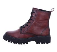 BAGATT TT Damen Schnürstiefeletten/Combat Boots LILO Rot Glattleder, Größe:37, Farbauswahl:rot