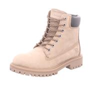Bagatt Damen-Schnürstiefelette Taupe-Beige 40