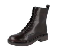 BAGATT Marley Damen Stiefelette Schnürboot Stiefel braun dark brown Glattleder