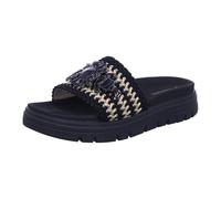 BAGATT Pantoletten - Schwarz/Gold Textil Schuhgröße 41, Weite Normal