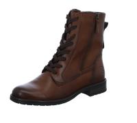 Bagatt - Schnürstiefelette klassisch, flacher Absatz bis 25mm braun - Gr. - 37