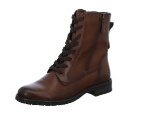 Bagatt - Schnürstiefelette klassisch, flacher Absatz bis 25mm braun - Gr. - 44
