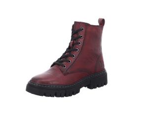 Bagatt - Schnürstiefelette sportlich dark red - Gr. - 42