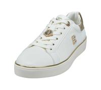 BAGATT Sneaker - Weiß/Gold Leder/Synthetik Weite Normal, Schuhgröße 40