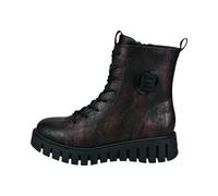 Bagatt Stiefel D31-AO135-5900 (mit seitlichen Reissverschluss) schwarz/dunkelrot Damen, Größe Euro (US) 39