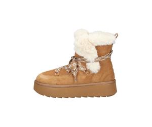 Bagatt Stiefel Veloursleder Braun/Weiß Warmfutter - 40