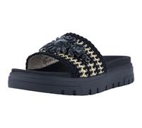 BAGATT Pantoletten - Schwarz/Gold Textil Schuhgröße 42, Weite Normal