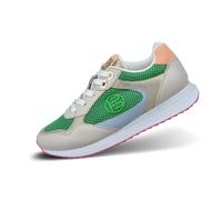 BAGATT TT Damen Low-Top Sneaker, Frauen Schnürer,Freizeitschuhe,Schnuerer,straßenschuhe,Strassenschuhe,beige/Multicolour (5281),40 EU/EU UK