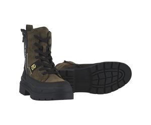 Bagatt Winterstiefel D31-AOA31-6955 (mit seitlichen Reissverschluss) dunkelgrün/schwarz Damen, Größe Euro (US) 41