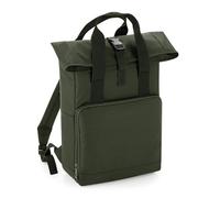 BagBase Rucksack BG118 Rolltop mit zwei Griffen Olivgrün 28 x 38 x 12 cm