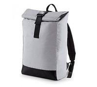 BagBase Rucksack BG138 Roll-Top Reflektierend Silber 26 x 43 x 13 cm