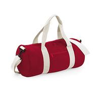 BagBase BG140 Original Barrel Bag - Classic Red/Off White
