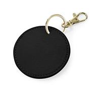 BagBase Schlüsselanhänger BG745 Boutique Kreis Ø 7 cm Schwarz