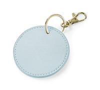 BagBase Boutique Circular Key Clip Soft Blue Ø 7 cm (BG745)