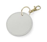 BG745 BagBase Boutique Schlüsselanhänger Kreis Soft Grey Ø 7 cm