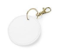 BagBase Schlüsselclip 'Boutique' 0 BG745 soft white Ø 7 cm