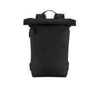 BagBase Rucksack BG871 Simplicity Roll-Top Lite mit Laptopfach 11" Schwarz Einheitsgröße