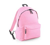 Bagbase Fashion Rucksack, 18 Liter One Size, Coral/Light Grey