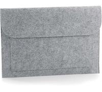 BG726 BagBase Filz Laptop / Dokumenten Tasche Grey Melange 41,5 x 28 cm