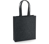 BagBase Filz Tasche Einkaufstasche BG723 charcoal melange 37 x 41 x 11,5 cm